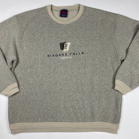 Other - Vintage 80s 90s Niagara Falls Fleece Sweatshirt Men's XL Ontario Canada Dad